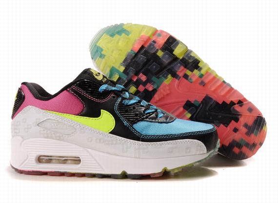 Nike Air Max Shoes Womens Blue/Black/Pink Online